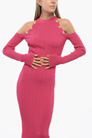 Knitted Off-Shoulder Dress