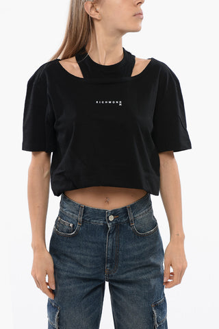 Cropped SADAO T-shirt with Double Layer
