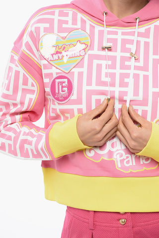 BARBIE Logoed Sweatshirt with Patchwork