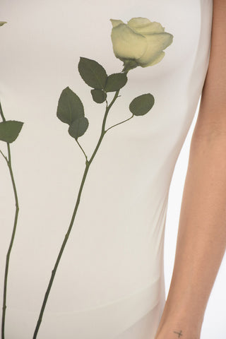 MM6 Body Stretch con Stampa Floreale