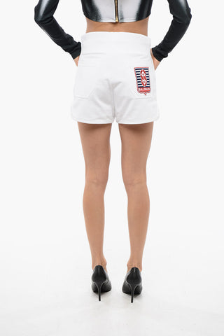 Jersey Multipocket Shorts with Patch