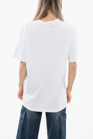 Oversized BERDI T-shirt with Trompe l'oeil Print