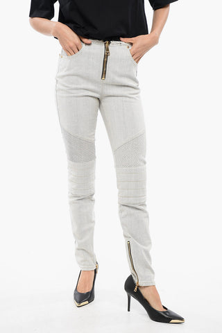 Ultra Skinnt Denims with Raw-cut Details