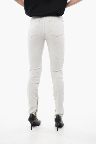 Ultra Skinnt Denims with Raw-cut Details