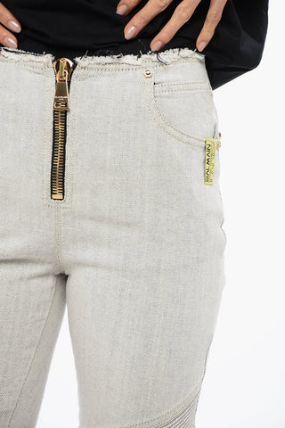 Ultra Skinnt Denims with Raw-cut Details