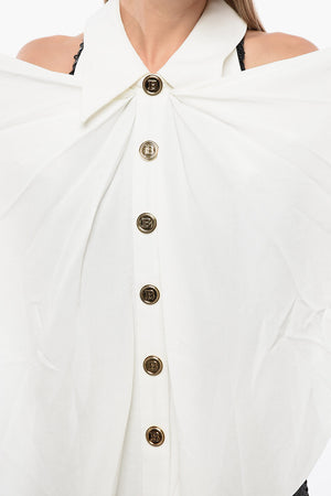 Sleeveless Sequin Dress with Collar Detail