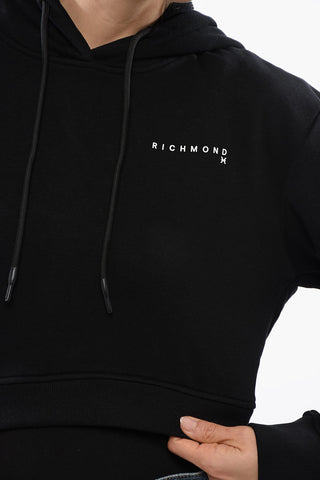 Cropped Sweatshirt PISTIL mit Relief-Logo
