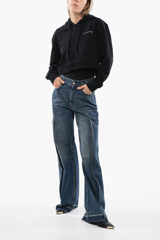 Cropped Sweatshirt PISTIL mit Relief-Logo