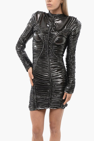 Vestito ROPE A Maniche Lunghe Drappeggiato