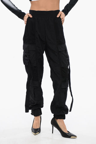 Cargo Pants With Mesh Details