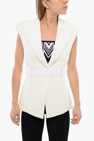 Gilet BONDAGE with Peaked Lapel