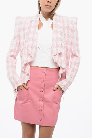 Fringed Tweed Jacket