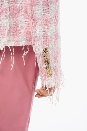 Fringed Tweed Jacket