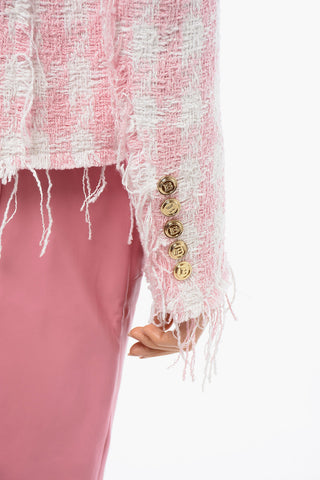 Fringed Tweed Jacket