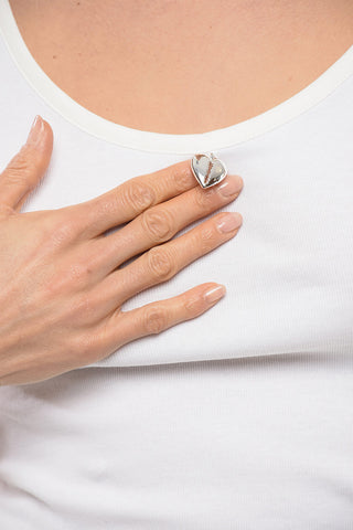 Canotta GAYA a Coste con Applicazione Cuore