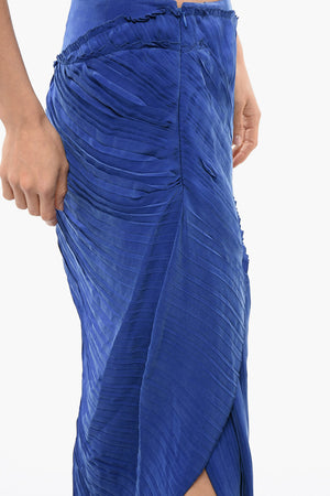 Gonna Asimmetrica con Design Drappeggiato