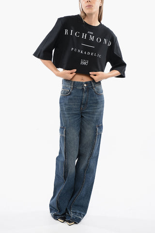 Crop T-shirt GENYA with Oversized Fit