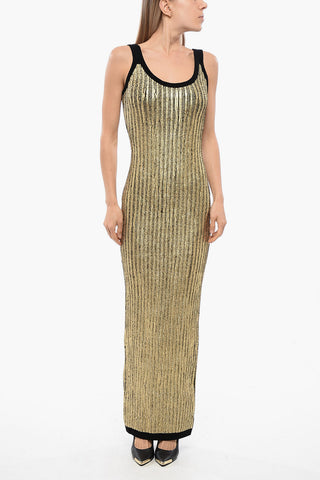 Sleeveless Dress Coated Effect