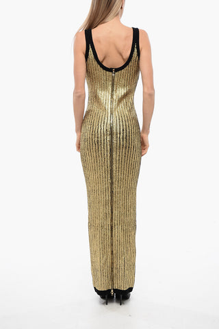 Sleeveless Dress Coated Effect