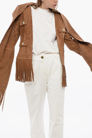 Fringed Suede Jacket
