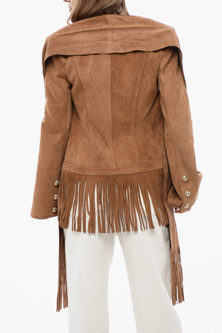 Fringed Suede Jacket