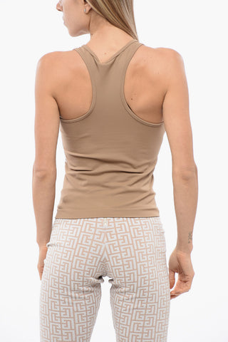 S Stretch Fabric FORTUNA Tank Top with Side Logo