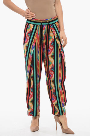 Printed Silk Pants HAREM