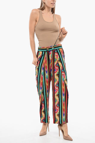 Printed Silk Pants HAREM