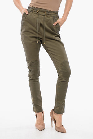 Jodhpur Pants With Quilted Inserts