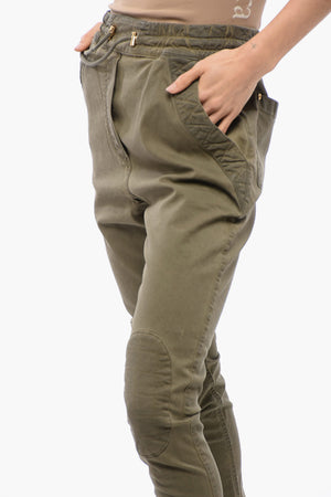 Jodhpur Pants With Quilted Inserts