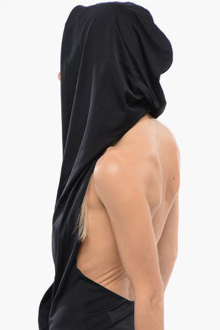 Hooded Body With Deep Neckline