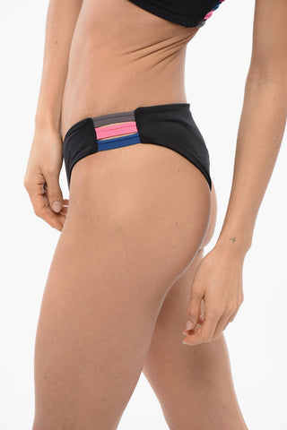 Bandeau Bikini with Multicolor Cut-Out Details