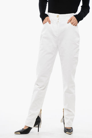 Skinny Denims with Jewel Buttons