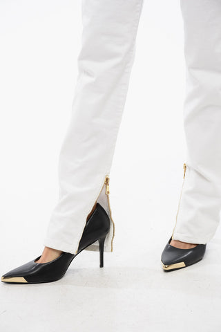 Skinny Denims with Jewel Buttons