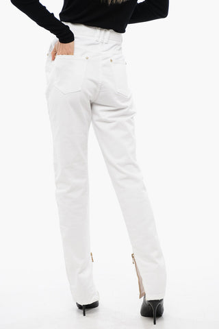 Skinny Denims with Jewel Buttons