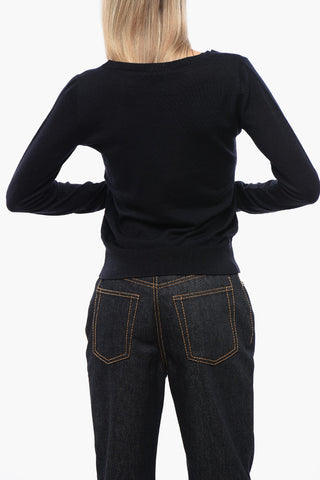 LEISURE V-Neck Virgin Wool Sweater
