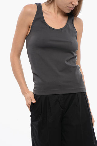 S Stretch Fabric FORTUNA Tank Top with Side Logo