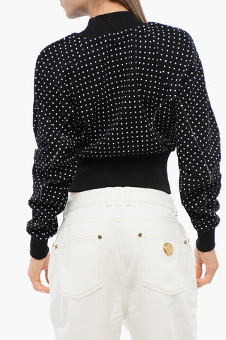 Brushed Cotton Sweatshirt with Doka Pot Pattern