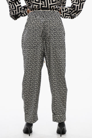Monogrammed Joggers with Drawstring