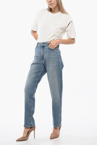 Boyfriend Fit BRIAN Jeans with Visible Stitching 17cm