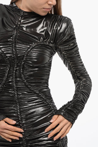 Vestito ROPE A Maniche Lunghe Drappeggiato