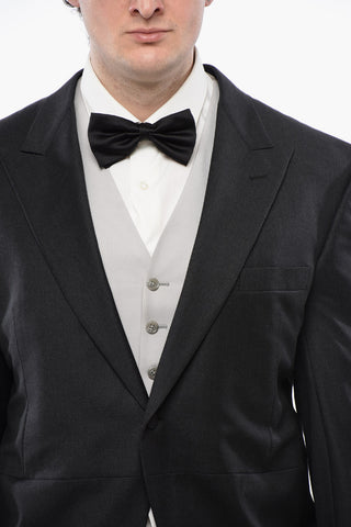 Virgin Wool Center Vent Peak Lapel CEREMONIA Ceremony Groom