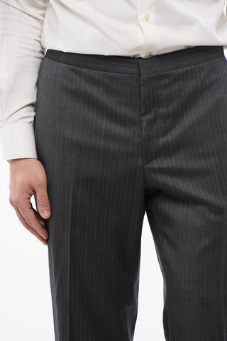 Virgin Wool Center Vent Peak Lapel CEREMONIA Ceremony Groom