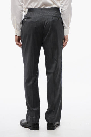 Virgin Wool Center Vent Peak Lapel CEREMONIA Ceremony Groom