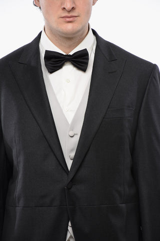 Virgin Wool Center Vent Peak Lapel CERIM.LEADER Ceremony Groom