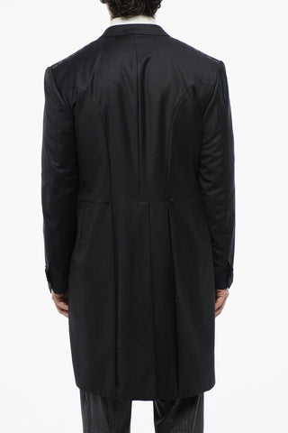 Virgin Wool Center Vent Peak Lapel CERIM.LEADER Ceremony Groom
