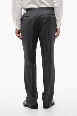 Virgin Wool Center Vent Peak Lapel CERIM.LEADER Ceremony Groom