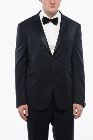 Satin Lapel CERIMONIA ACADEMY Virgin Wool Suit
