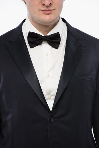 Satin Lapel CERIMONIA ACADEMY Virgin Wool Suit