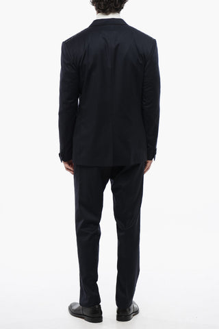 Satin Lapel CERIMONIA ACADEMY Virgin Wool Suit